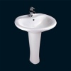BASIN WITH PEDESTAL