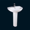 BASIN WITH PEDESTAL