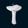BASIN WITH PEDESTAL