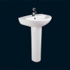 BASIN WITH PEDESTAL